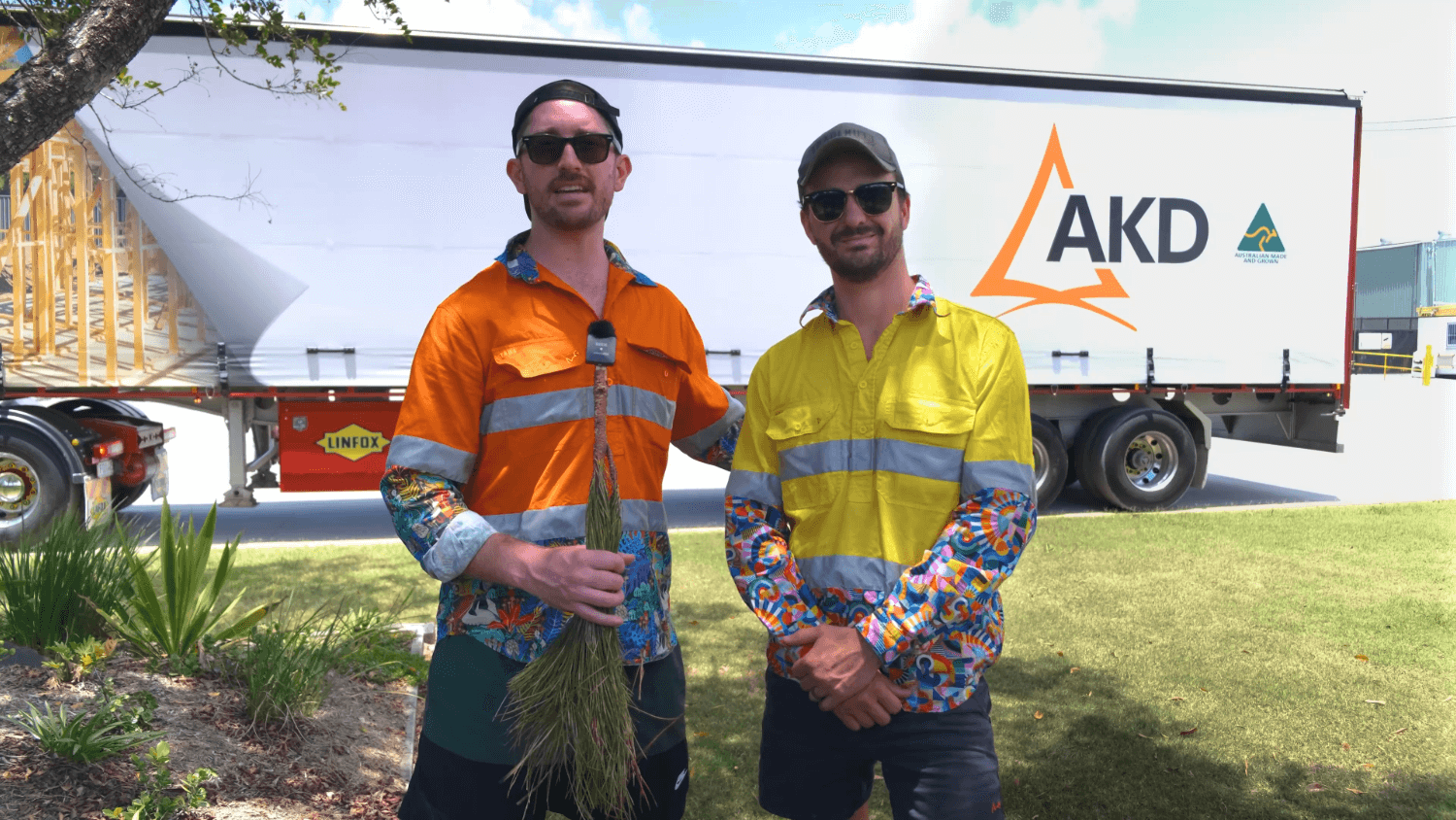 TIACS Dan & Ed at AKD - truck