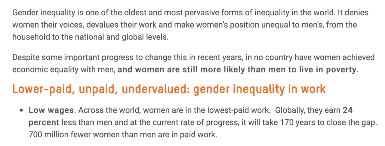 insert 1 - statistics from Oxfam